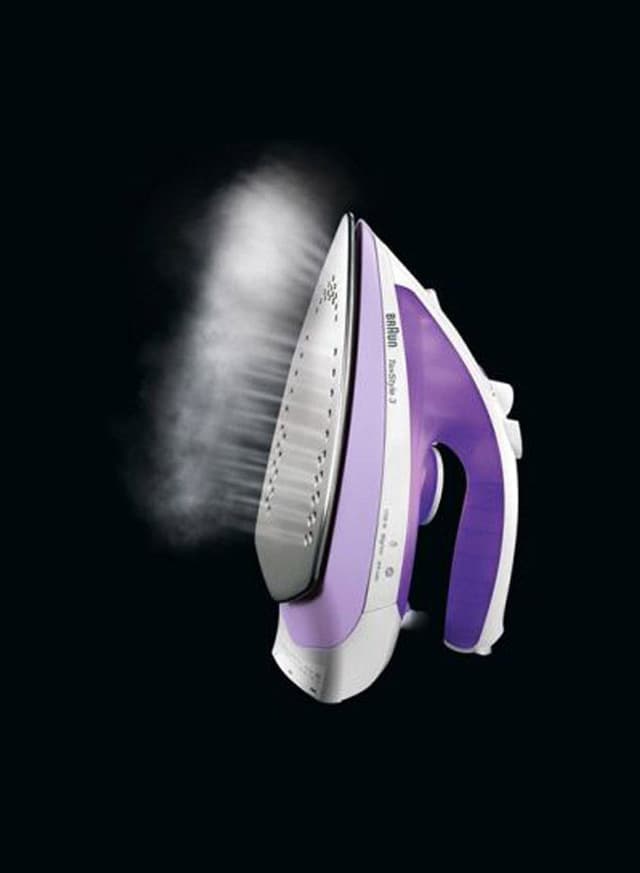 مكواة بخار كهربائية ( 1700W ) - نهدي BRAUN - TexStyle 3 Steam Iron  TS 320 Violet