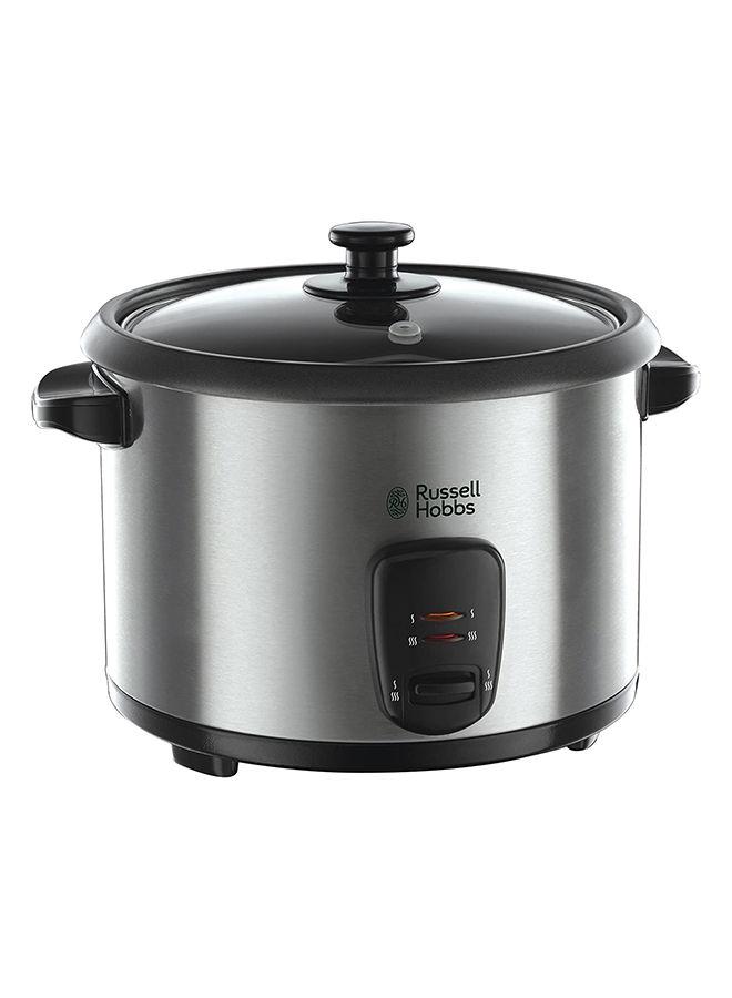 Russell Hobbs Electric Rice Cooker With Steamer 19750 Black/Silver