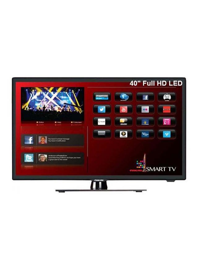 NIKAI 40 Inch Full HD Smart LED TV NTV4000SLED7 Black - SW1hZ2U6MjQzNzUz