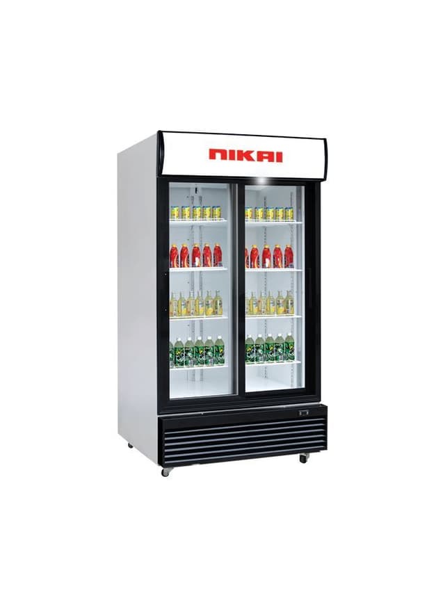 NIKAI Sliding Door Showcase Chiller 1000 l NSF1000SD White
