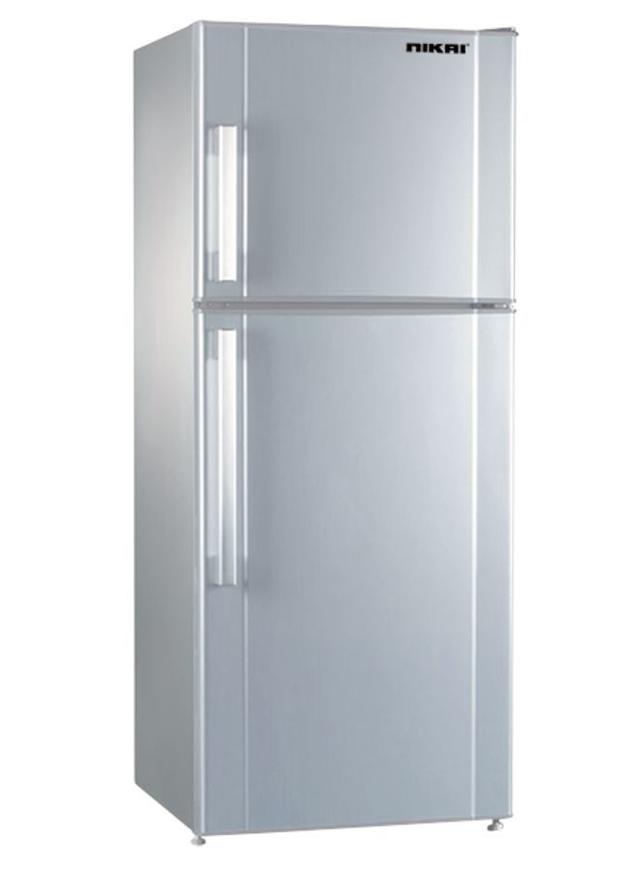 NIKAI Double Door Electric Refrigerator 480 l NRF480FN4 Silver - SW1hZ2U6MjM4NzE3