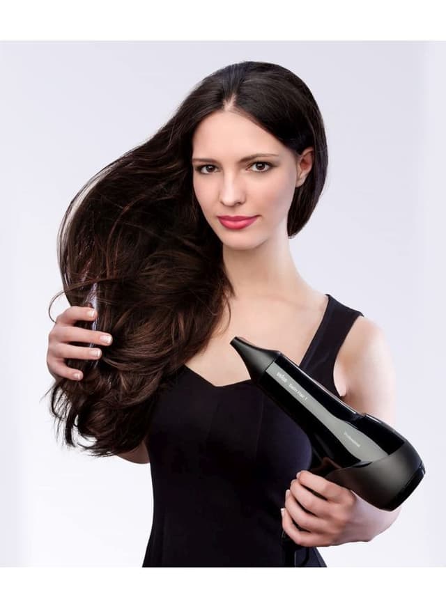 مجفف شعر ( سشوار ) بقوة 2000 واط - أسود BRAUN -  Satin Hair 7 Professional SensoDryer