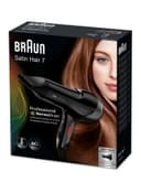 مجفف شعر ( سشوار ) بقوة 2000 واط - أسود BRAUN -  Satin Hair 7 Professional SensoDryer