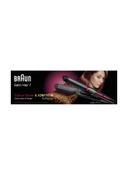 BRAUN Satin Hair 7 Colour Straighteners Black/Red