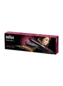 BRAUN Satin Hair 7 Colour Straighteners Black/Red