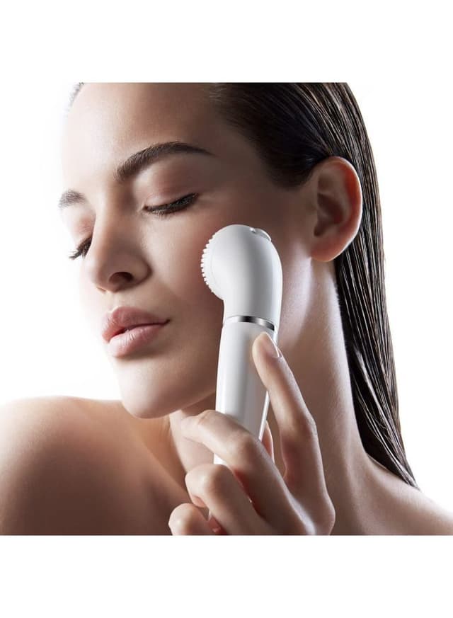 BRAUN 3 In 1 Facial Epilator And Cleanser Set Brown/White