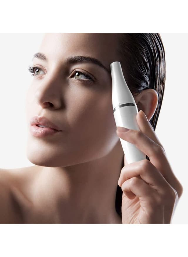 BRAUN 3 In 1 Facial Epilator And Cleanser Set Brown/White