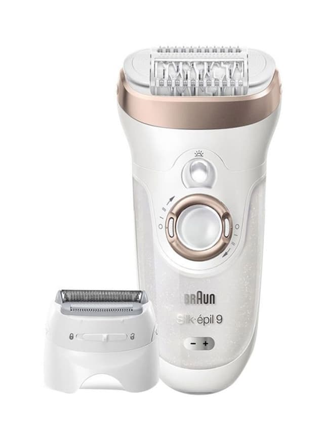 BRAUN Silk éPil 9 With 6 Extras White/Brown