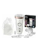 BRAUN Silk éPil 9 With 6 Extras White/Brown