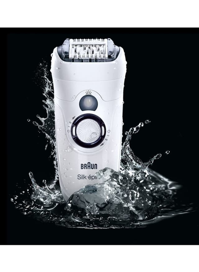 BRAUN Silk epil 7  Wet And Dry Cordless Epilator White/Black