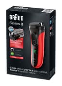 BRAUN Series 3 Proskin Shaver Red/Black/Silver