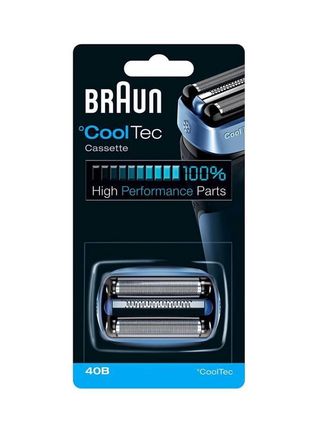 BRAUN Cooltec Replacement Head Blue 5.5 x 2.5 x 1centimeter