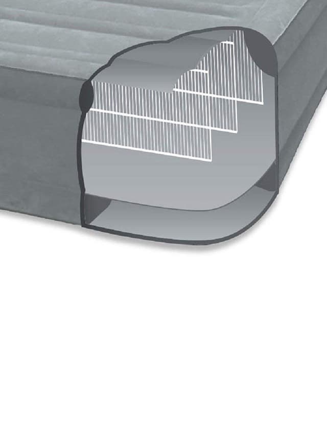 سرير هوائي مزدوج بأبعاد 203x152x46سم Intex Dura Beam Series Elevated Airbed