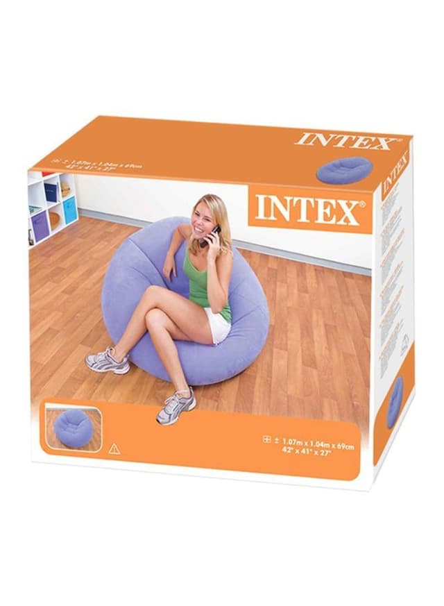 INTEX Beanless Bag Chair Purple 104x107x70cm