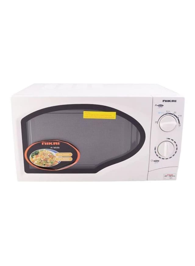 NIKAI Solo Microwave Oven 23 l 800 W NMO2309MW White