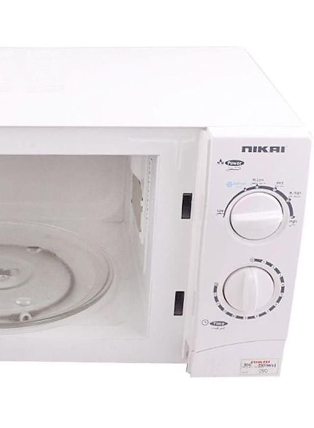 NIKAI Solo Microwave Oven 23 l 800 W NMO2309MW White
