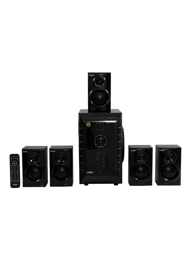 ClikOn 5.1 Channel Multimedia Speaker CK805 Black