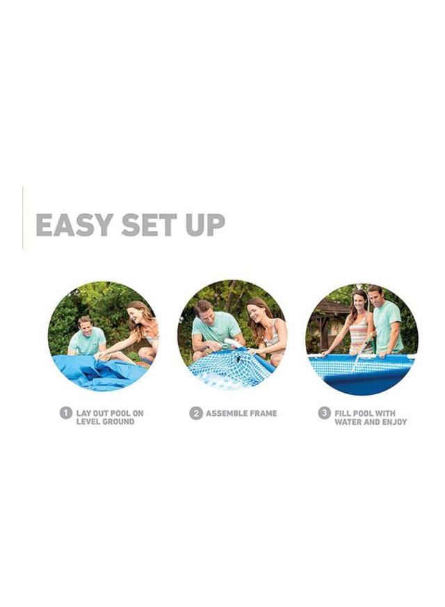 INTEX Metal Frame Pool Set 10x2.5feet - SW1hZ2U6MjQ2NTQ3