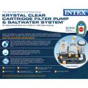 INTEX Cartridge Filter Pump And Saltwater System - SW1hZ2U6MjQzNzA2