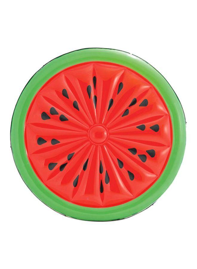 عوامة مسبح قابلة للنفخ على شكل بطيخة 182x23سم | Intex Watermelon Island Pool Float