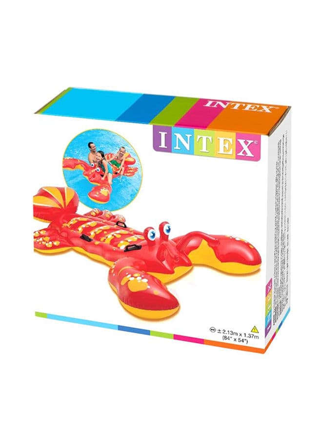 INTEX Lobster Ride On Pool Float 2.13x1.37meter