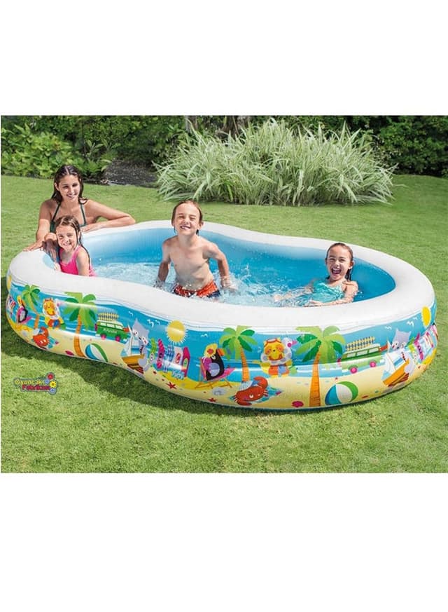 INTEX Swim Center Seashore Pool 262x160x46cm