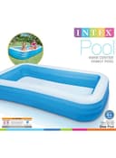 مسبح هوائي مستطيل للأطفال | Intex Swim Center Family Pool