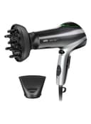 استشوار 2200 واط مع تقنية الأيونات أسود براون BRAUN Satinpro Hair Dryer 7 HD730