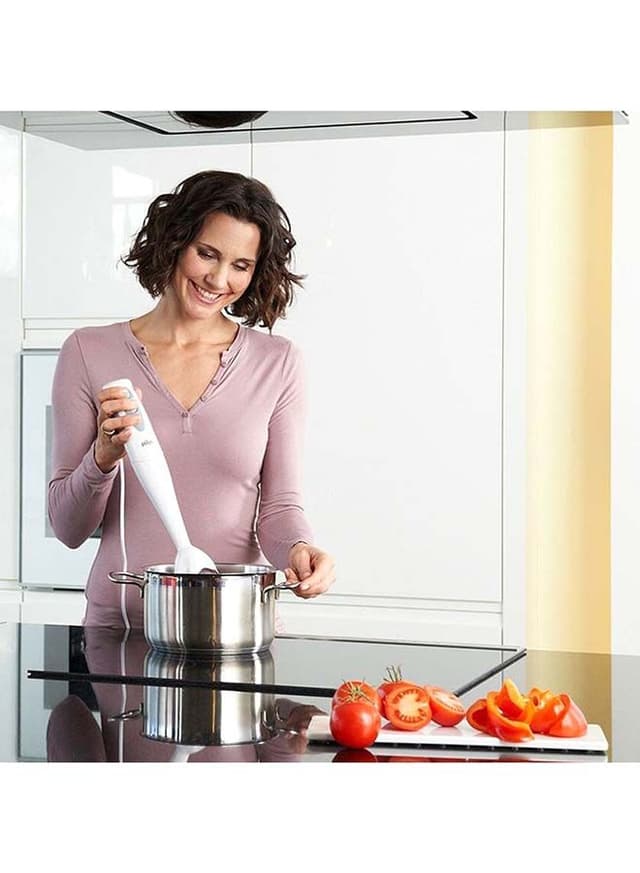 BRAUN Electric Hand Blender 550 W MQ 320 White/Silver/Clear