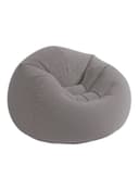 كرسي هوائي لون رمادي  INTEX Beanless Bag Inflatable Chair Grey