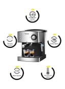 آلة صنع القهوة الكل في واحد 1.6 لتر Saachi - All-In-One Coffee Maker 