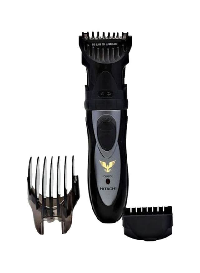 HITACHI Rechargeable Electric Beard Trimmer Black/Grey 46x45x180millimeter