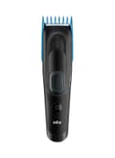 ماكينة حلاقة براون للرجال رطب وجاف أسود وأزرق Braun Black/Blue Wet And Dry Fully Washable Hair Clipper