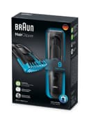 ماكينة حلاقة براون للرجال رطب وجاف أسود وأزرق Braun Black/Blue Wet And Dry Fully Washable Hair Clipper