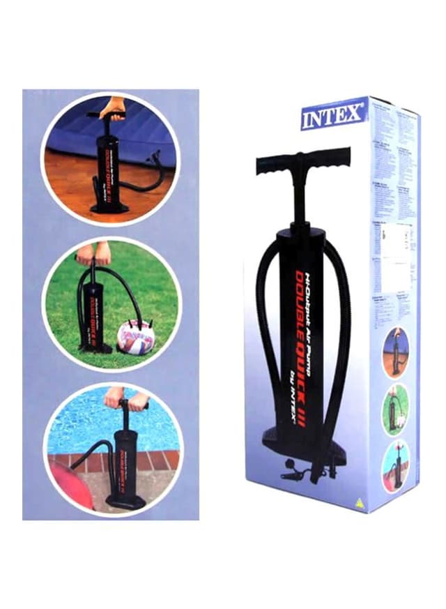 منفاخ هواء سهل الحمل و متعدد الاستخدامات بقوة الضخ العالية انتيكس Portable and Multi Use Air Pump with High Power Inflation Intex