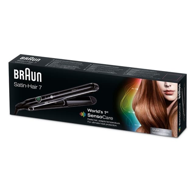 BRAUN Satin Hair 7 SensoCare Straightener Black