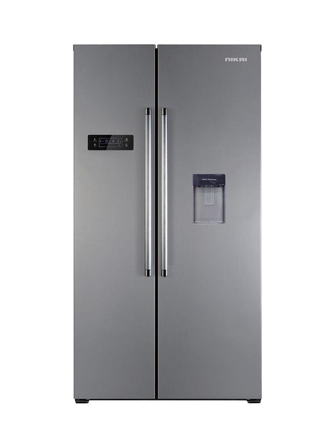 NIKAI French Door Refrigerator With Water Dispenser 800L NRF800SBSD Silver