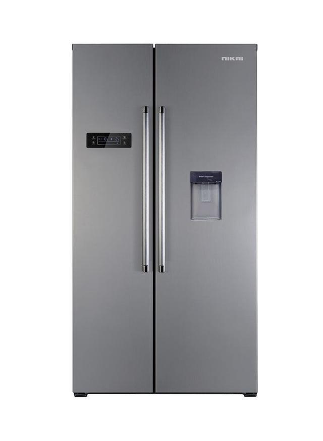 NIKAI French Door Refrigerator With Water Dispenser 800L NRF800SBSD Silver - SW1hZ2U6MjM4MzAz