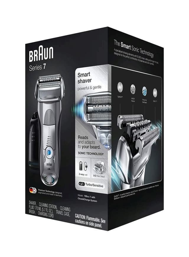 BRAUN Series 7 Electric Foil Shaver Silver