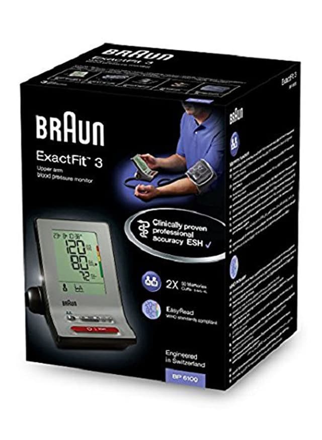 جهاز الضغط ( جهاز ضغط الدم ) - اسود BRAUN - Upper Arm Blood Pressure Monitor