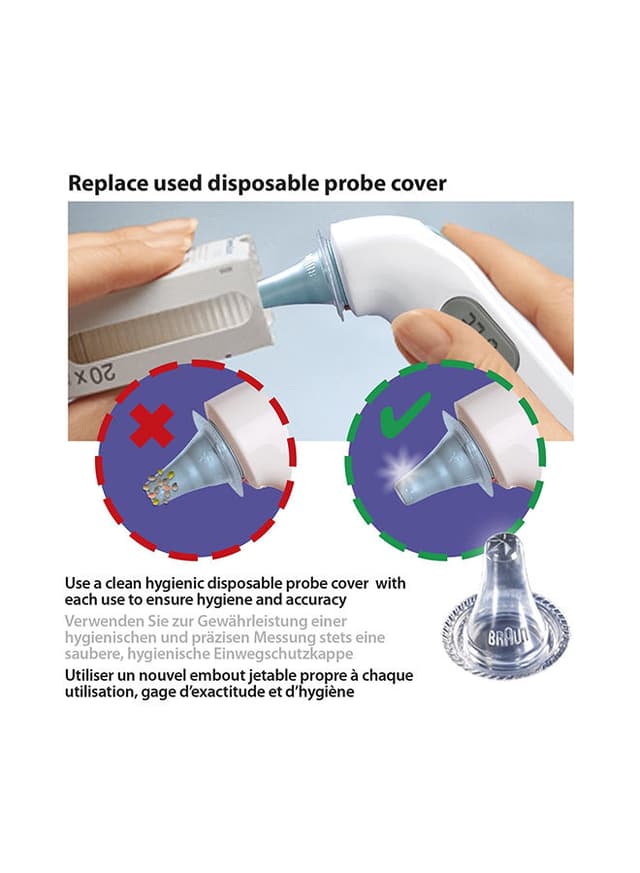 BRAUN ThermoScan 3 Thermometer  IRT3030US