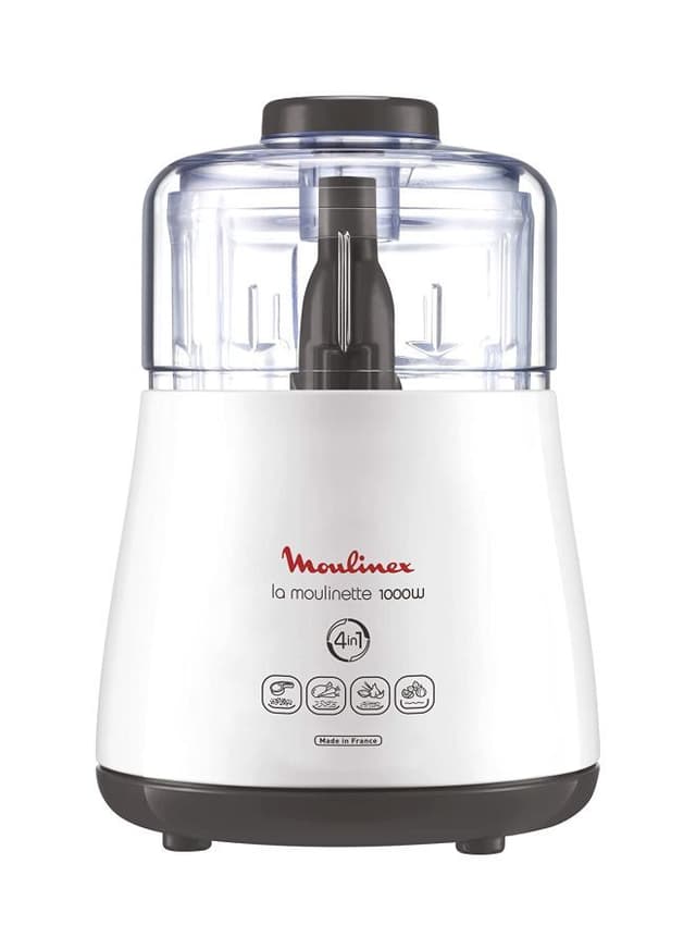 MOULINEX Electric Chopper 300 ml 1000 W DPA144) White/Clear