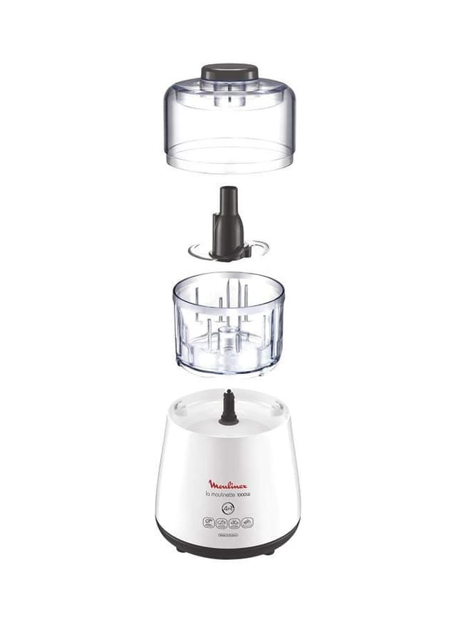 MOULINEX Electric Chopper 300 ml 1000 W DPA144) White/Clear