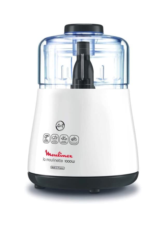 MOULINEX Electric Chopper 300 ml 1000 W DPA144) White/Clear
