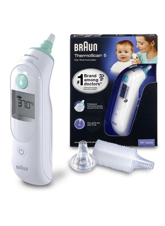 مقياس حرارة براون 5 ثيرموسكان BRAUN  ThermoScan 5 Thermometer  IRT6020
