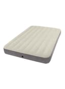 سرير هوائي بيج ورمادي انتكس Intex Deluxe Single High Airbed Combination Beige/Grey 137x191x25cm