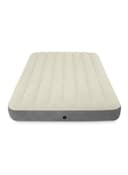 سرير هوائي بيج ورمادي انتكس Intex Deluxe Single High Airbed Combination Beige/Grey 137x191x25cm