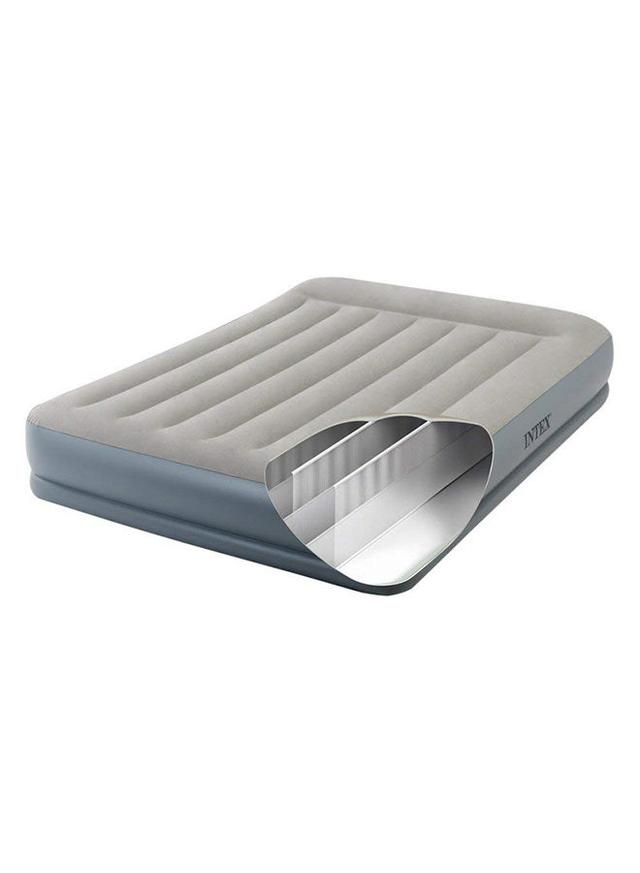 INTEX Queen Pillow Rest Mid Rise Airbed Grey 203x152x30centimeter - SW1hZ2U6MjU5MTQy