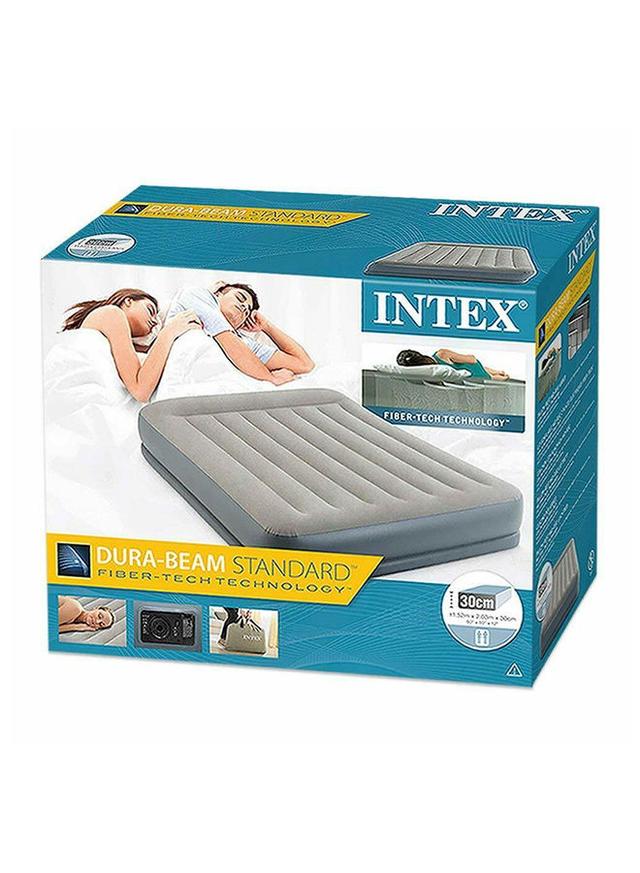 INTEX Queen Pillow Rest Mid Rise Airbed Grey 203x152x30centimeter - SW1hZ2U6MjU5MTQ0