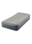 سرير هوائي مع مضخة هواء كهربائية  INTEX Twin Dura-Beam Rest Mid-Rise Airbed